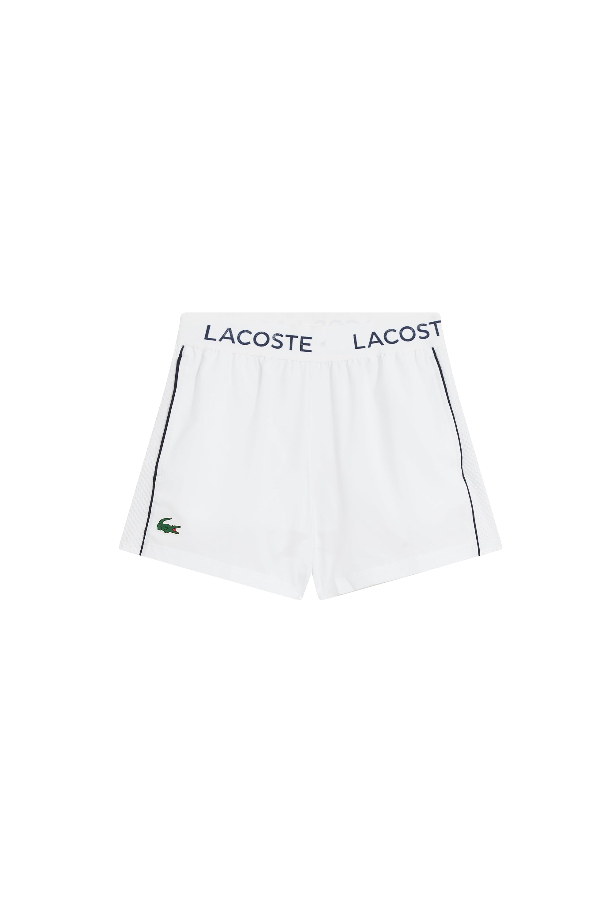 Short fluide à liseré - Blanc & Marine