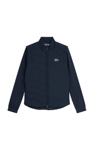 Quilted jacket with logo - Navy
