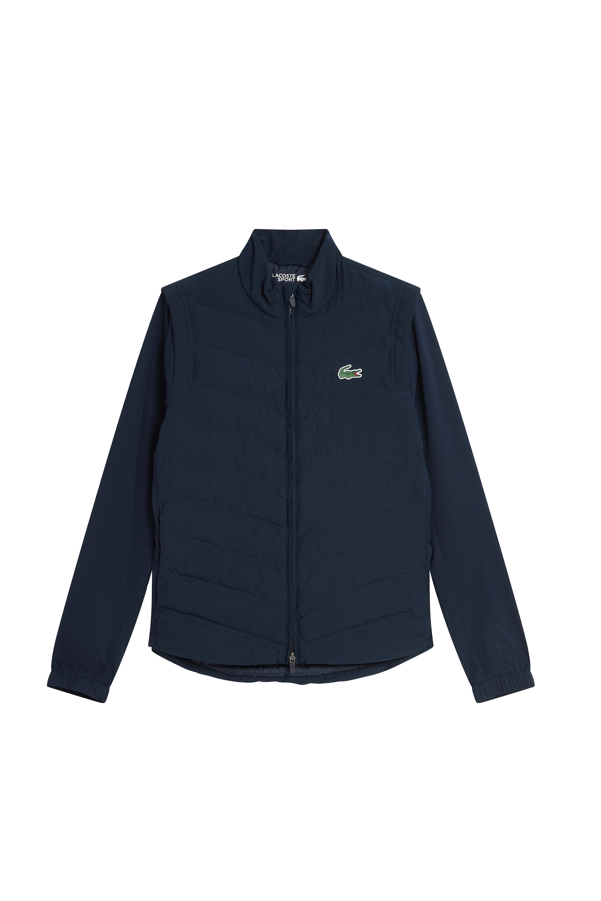 Quilted jacket with logo - Navy