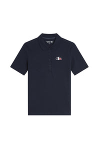 Polo shirt with tricolour logo - Navy