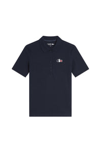Polo avec logo tricolore - Marine