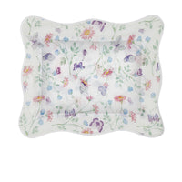 Taie d'oreiller Papillons en voile de coton - Rose & Vert