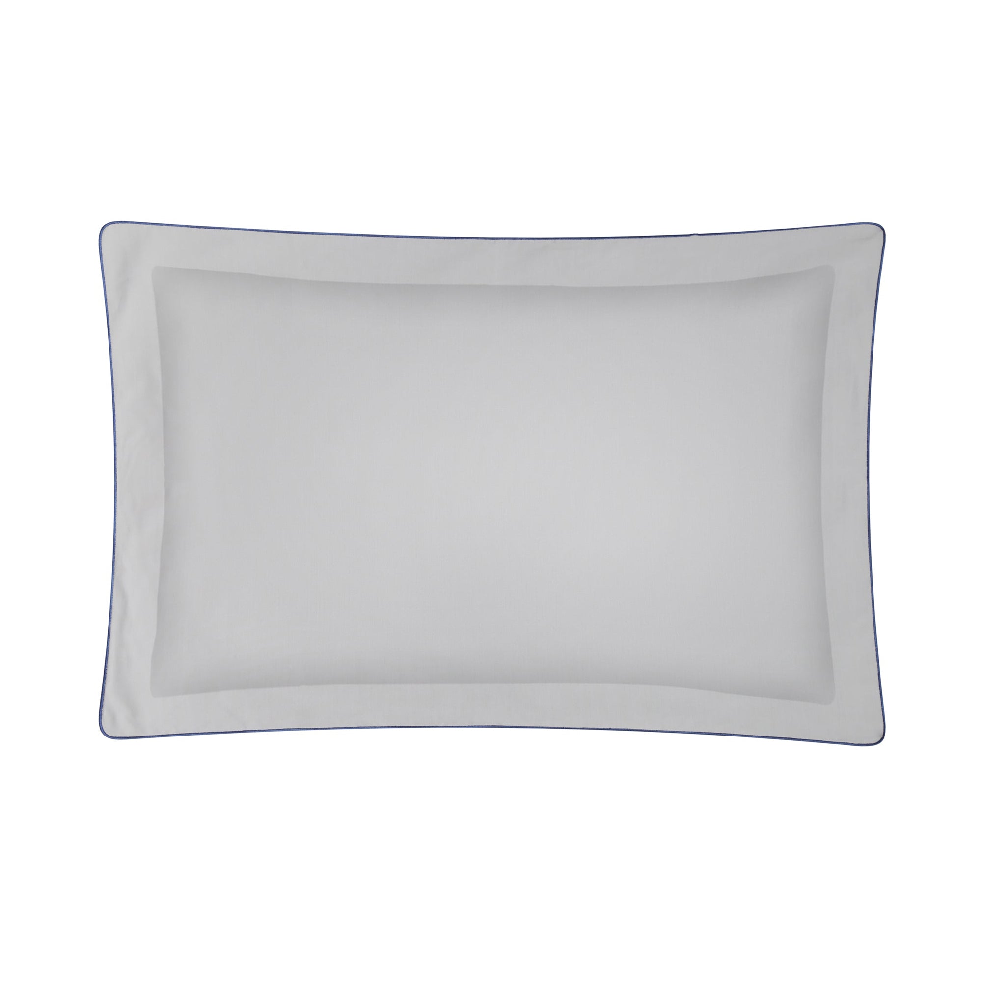 Taie d'oreiller Bijou en percale de coton - Uni Bleu