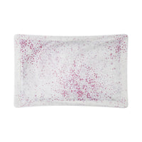 Taie d'oreiller Bouquet éclaté en voile de coton - Rose