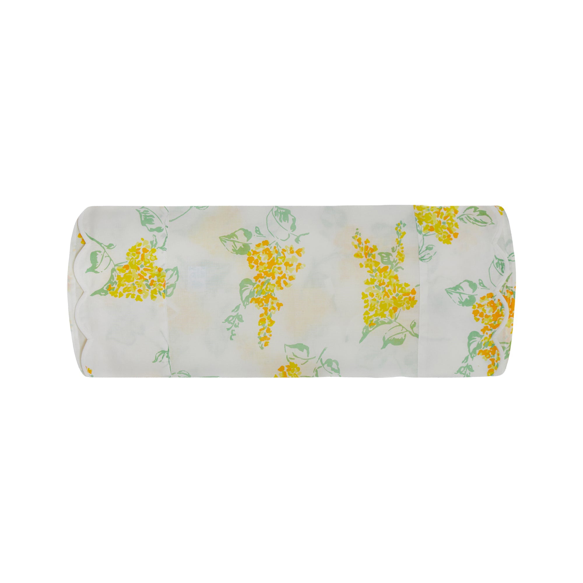 Taie d'oreiller Lilas en voile de coton - Jaune