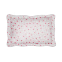 Taie d'oreiller Cœurs en percale de coton - Rose