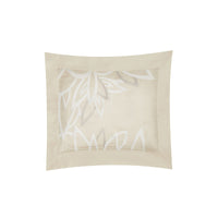 Taie d'oreiller Herodias en satin de coton - Vanille & Beige Rosé