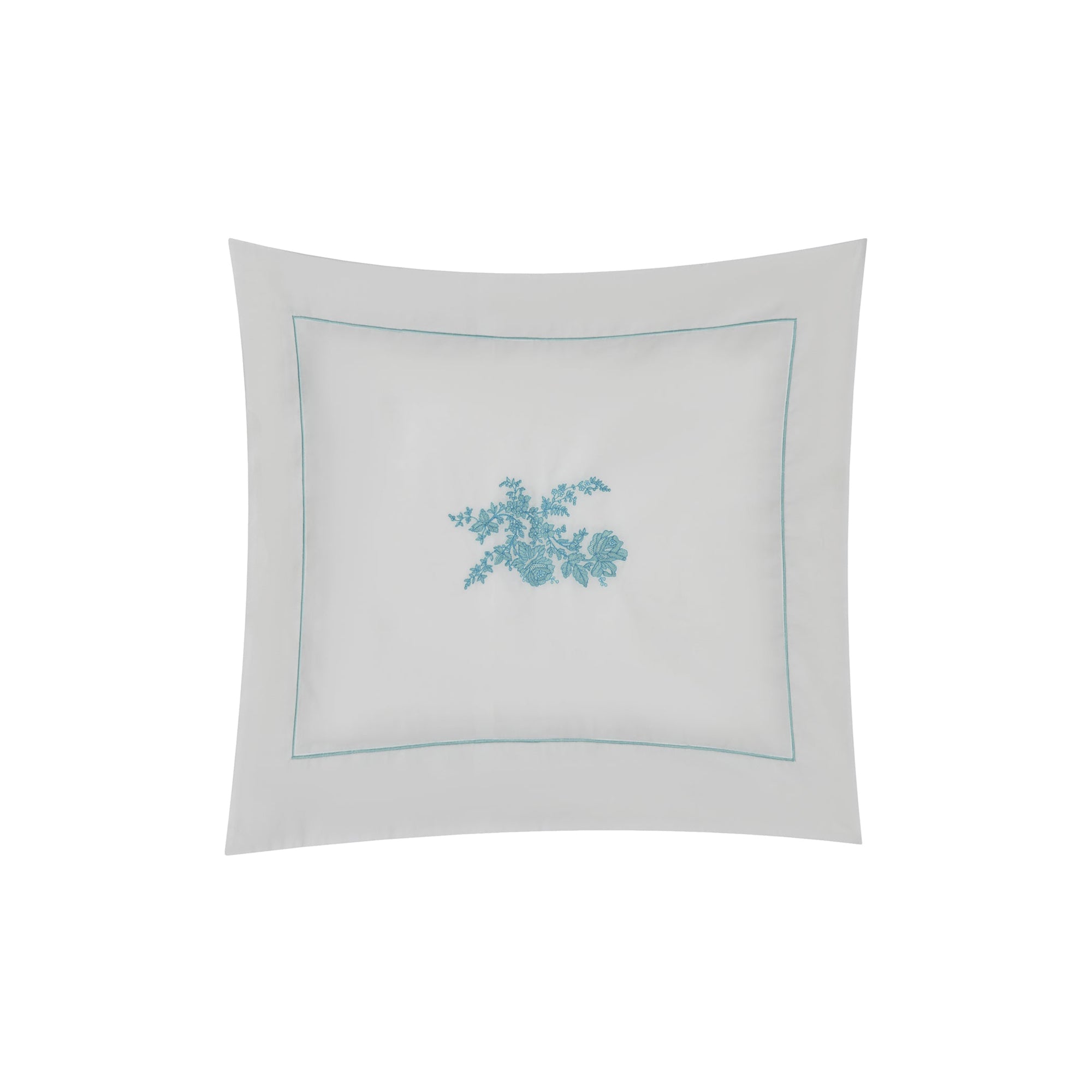 Taie d'oreiller Favorite en voile de coton - Turquoise