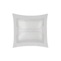 Taie d'oreiller Attelage en satin de coton - Marron