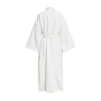 Pavots d'orient terry and cotton percale bathrobe - Pastels