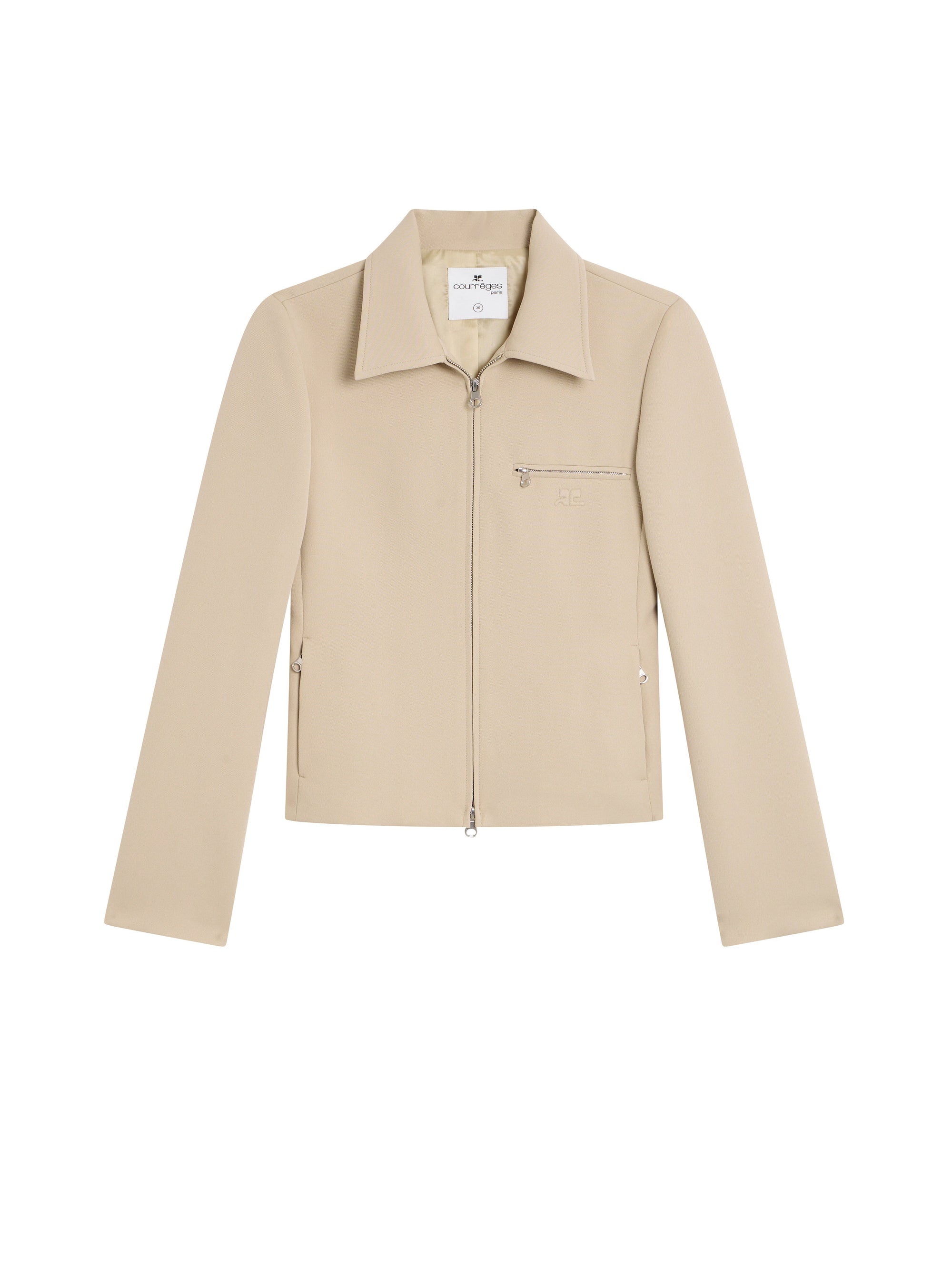 PREMIUM 17pcs NEW / VESTE ZIPPÉE EN TWILL - Sand