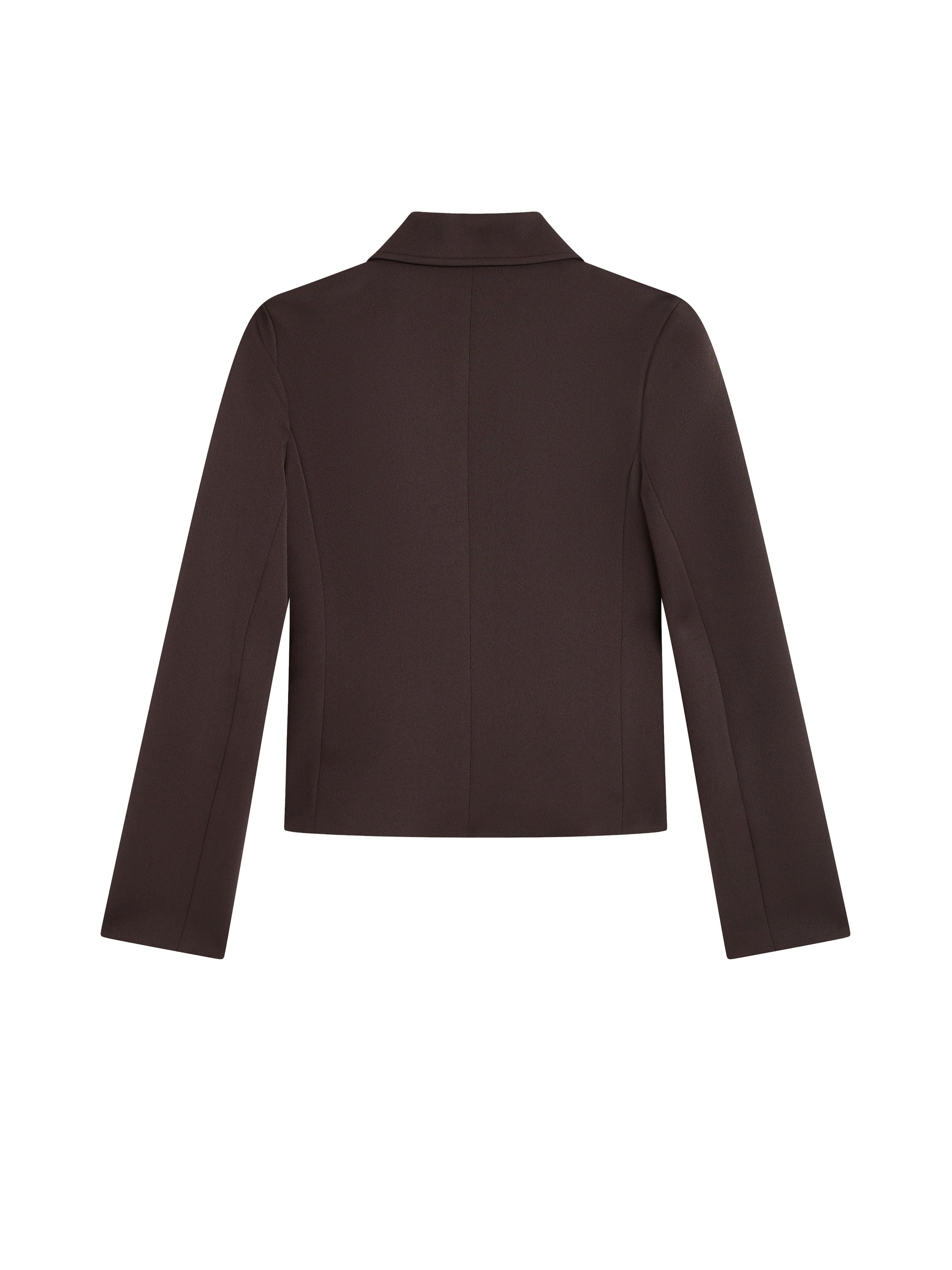 PREMIUM 34pcs NEW / VESTE ZIPPÉE EN TWILL - Mud brown