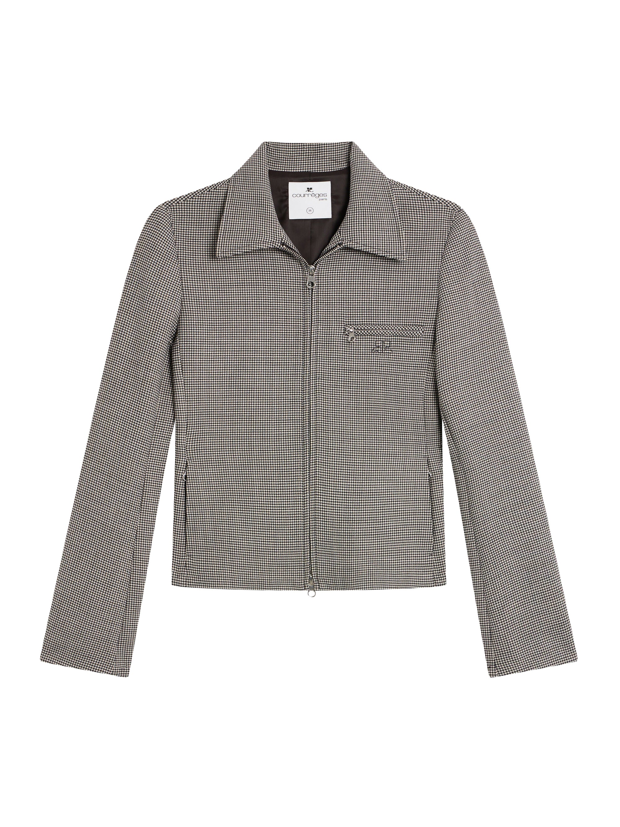 ZIPPED TWILL
