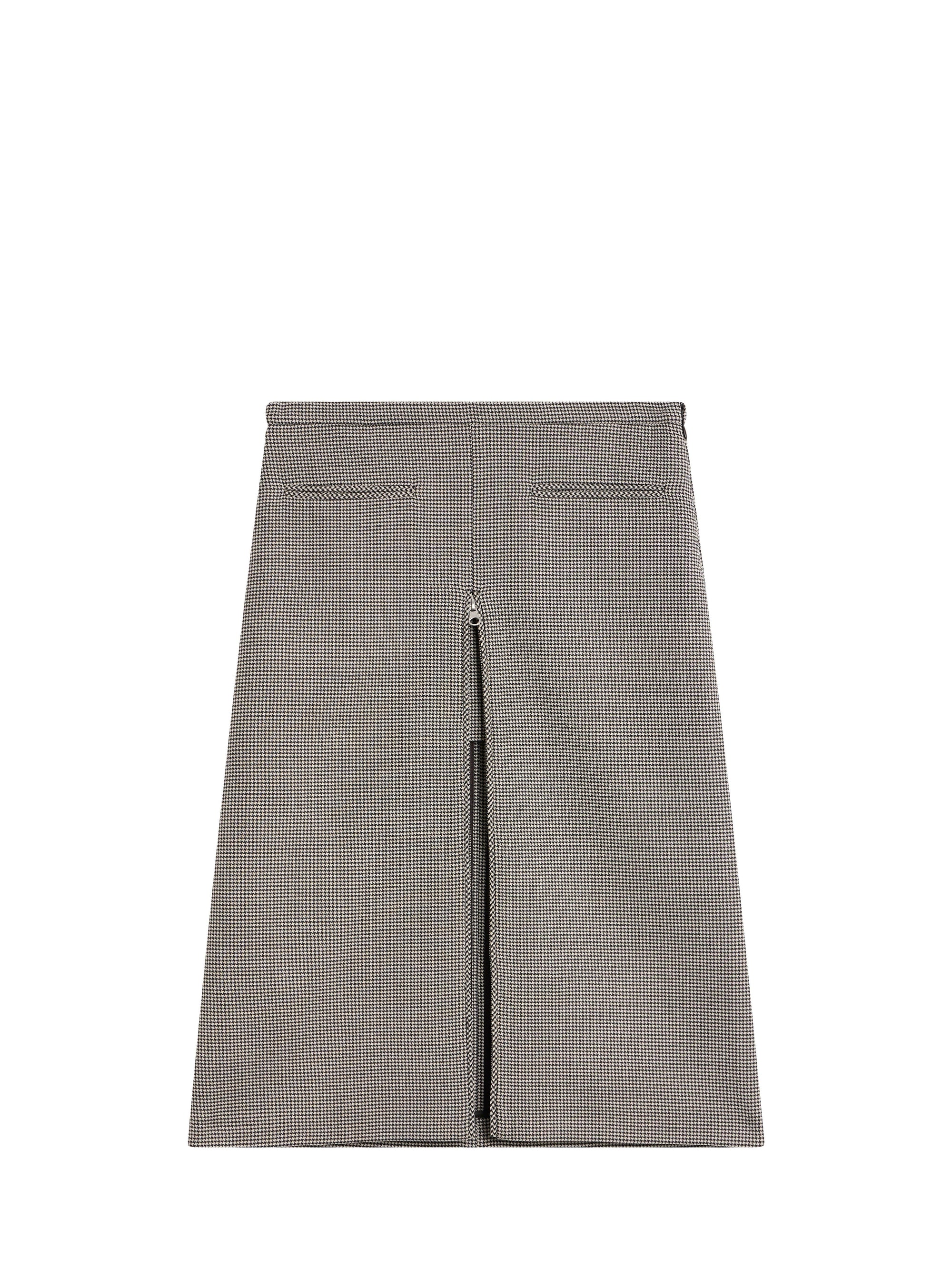 BLACK/NATURAL HOUNDSTOOTH TAILORED
