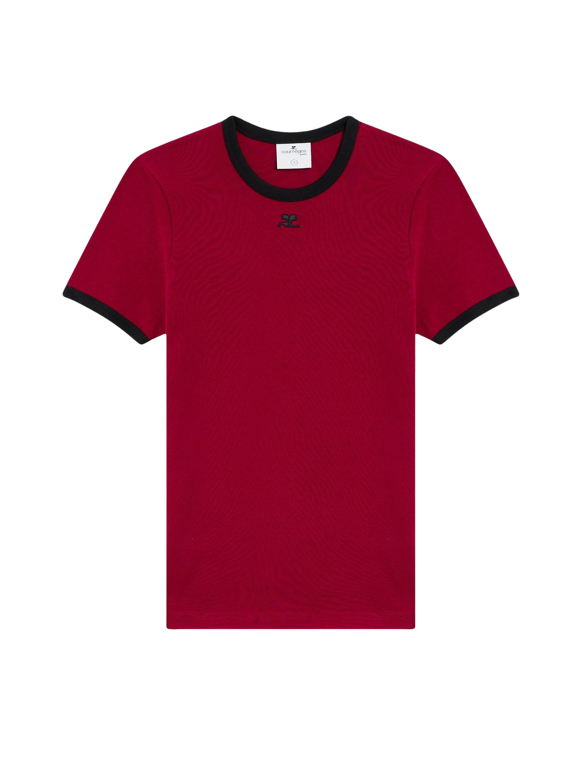 Signature Contrast T-shirt - Garnet & Black