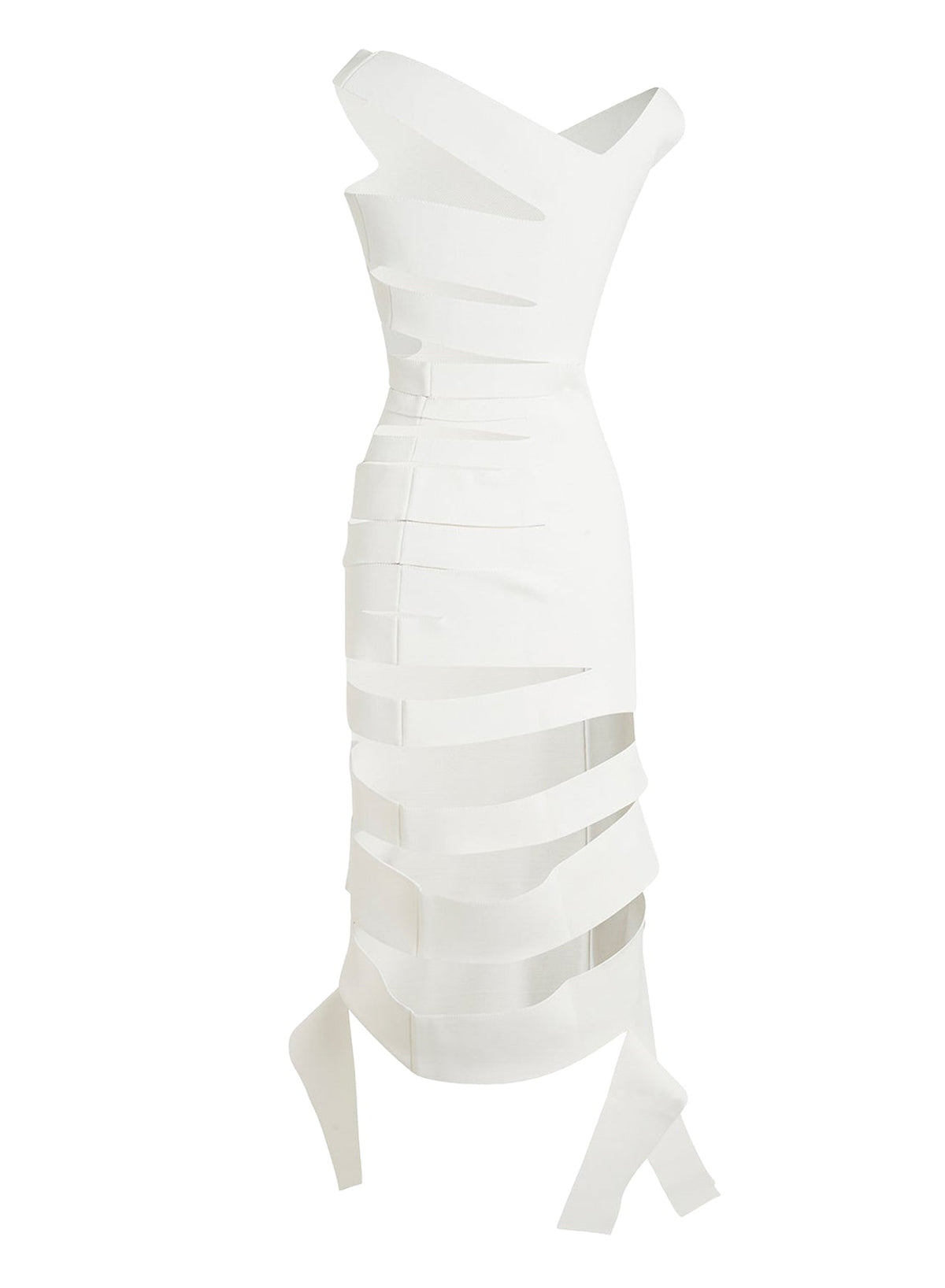SNOW // bandage knit dress