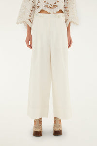 Off White Pantalon - Off White