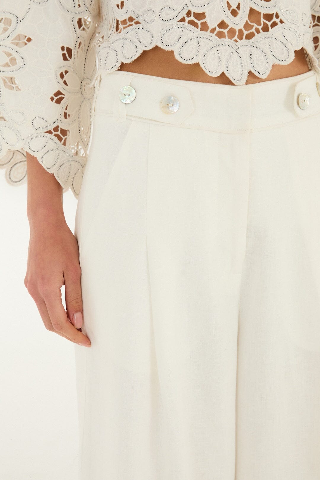 Off White Pantalon - Off White