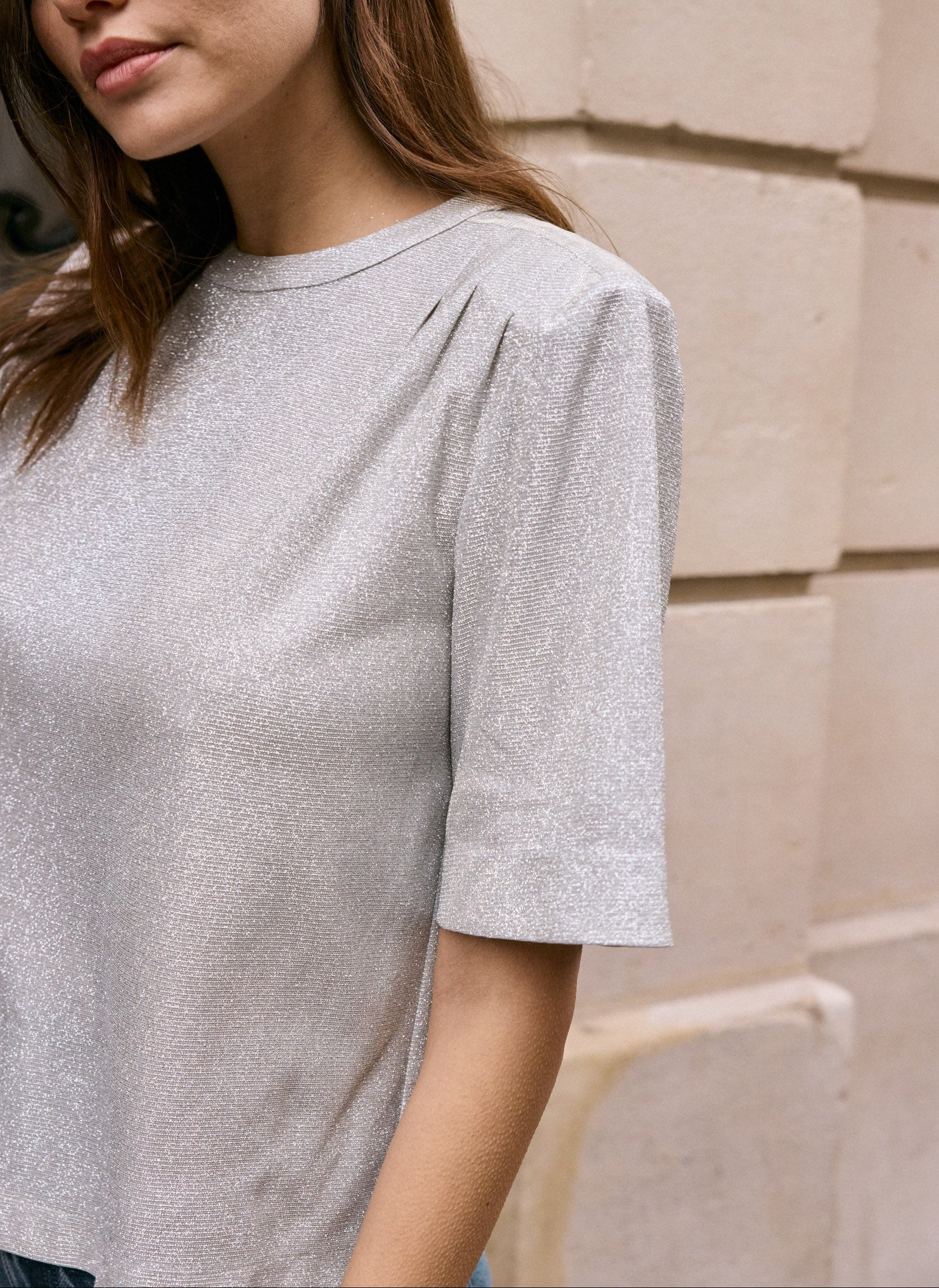 T-shirt à manches courtes Le Taric - Argent