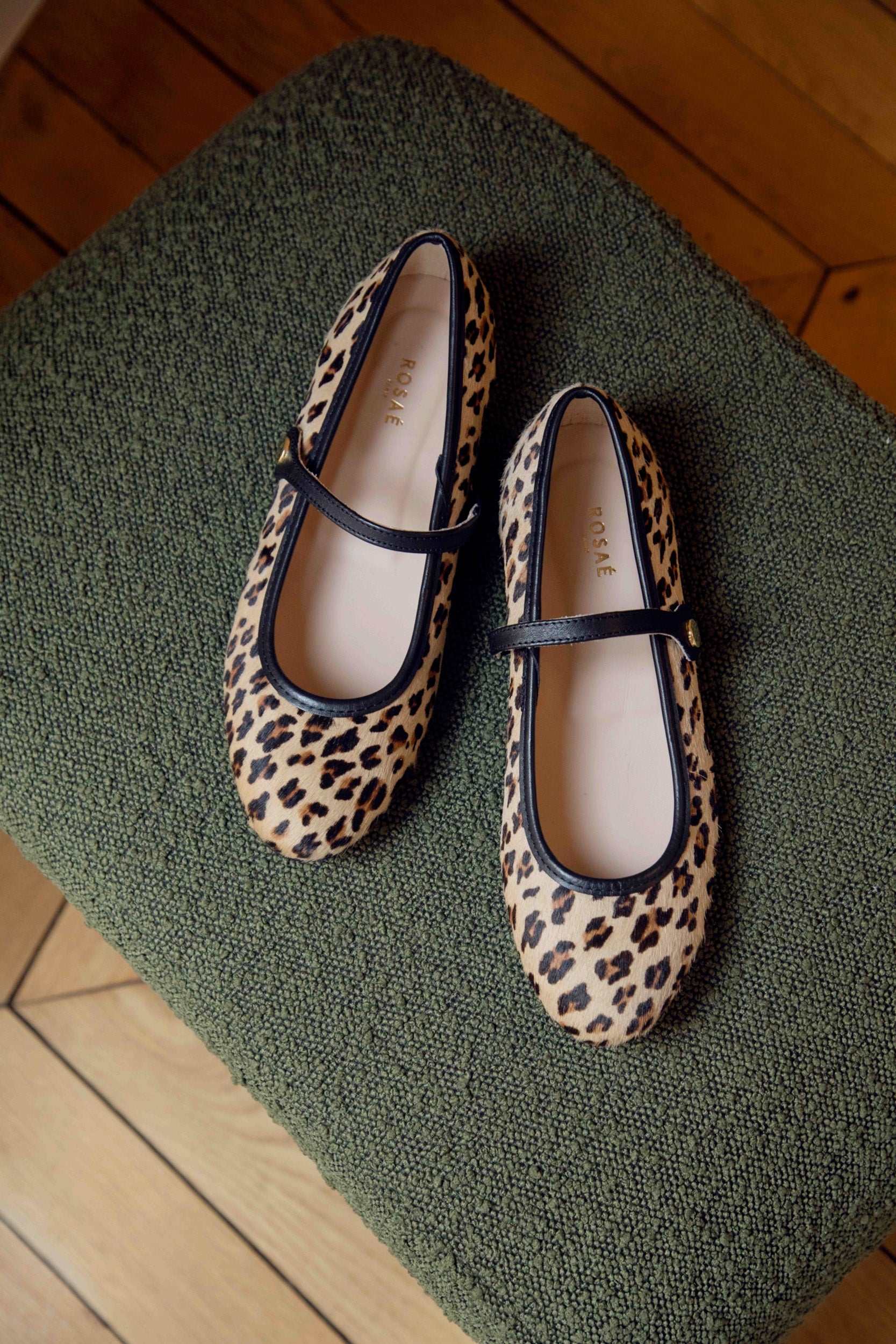 ZZ HORS LIGNE Les Georges Leather Ballerinas - Leopard