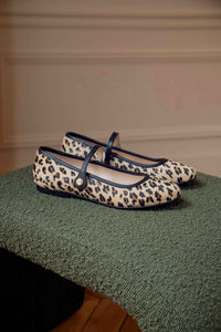 ZZ HORS LIGNE Les Georges Leather Ballerinas - Leopard