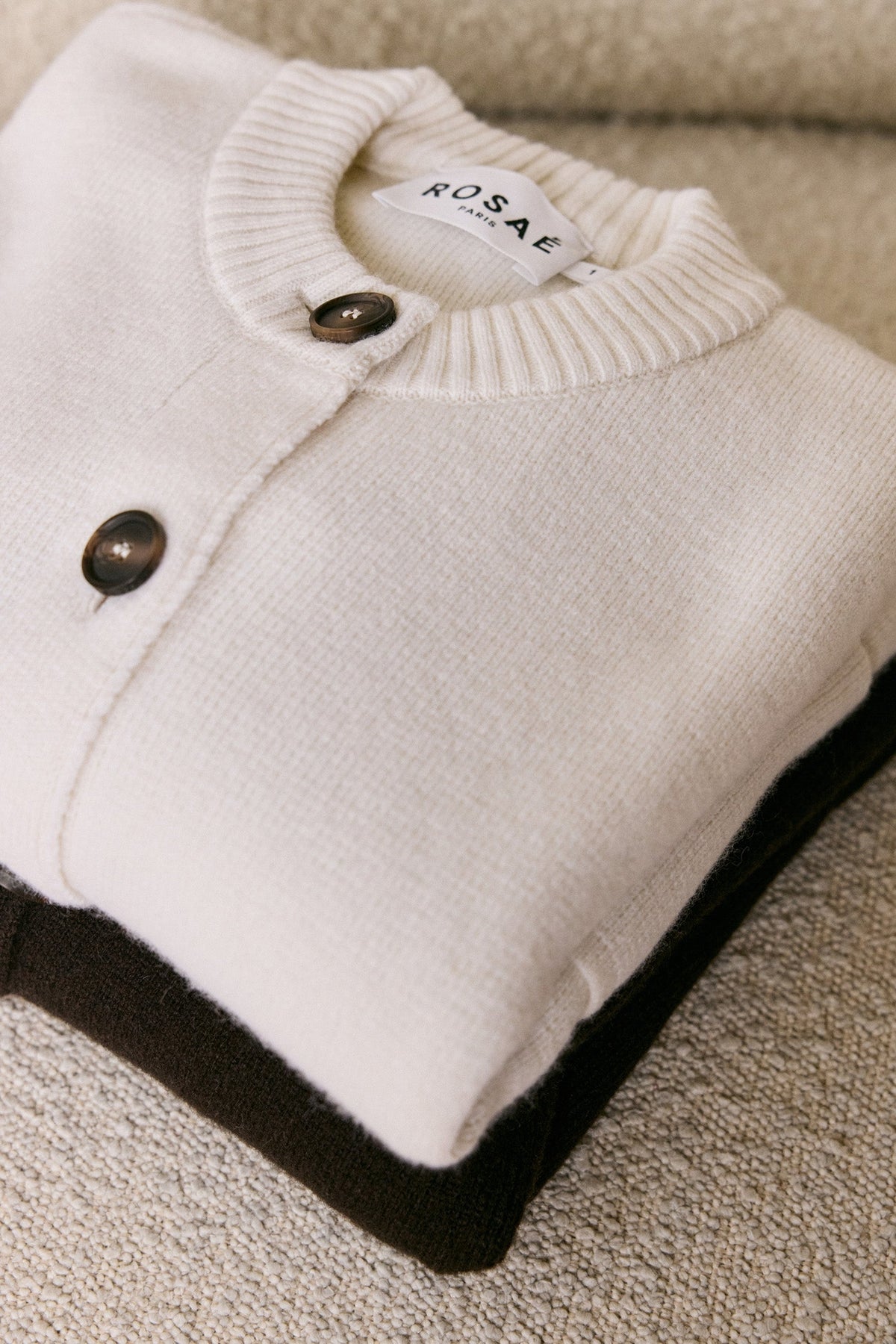 Cardigan Le Tom en laine - Écru