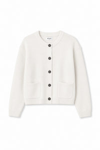 Cardigan Le Tom en laine - Écru