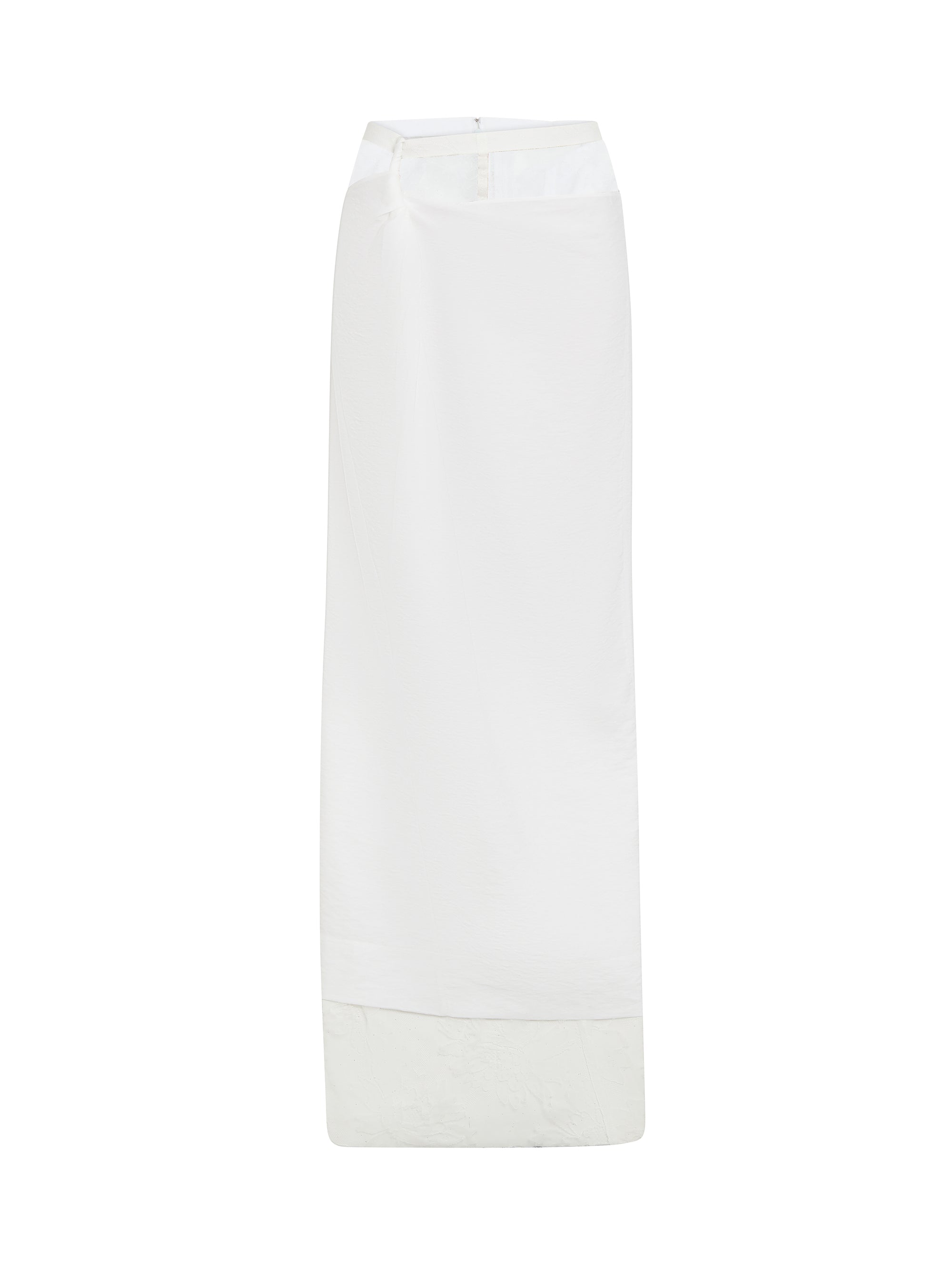 Jupe longue Musu - White