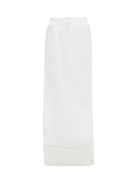 75€ / 2 sold //25 QTY / ST8%   Jupe longue Musu - White