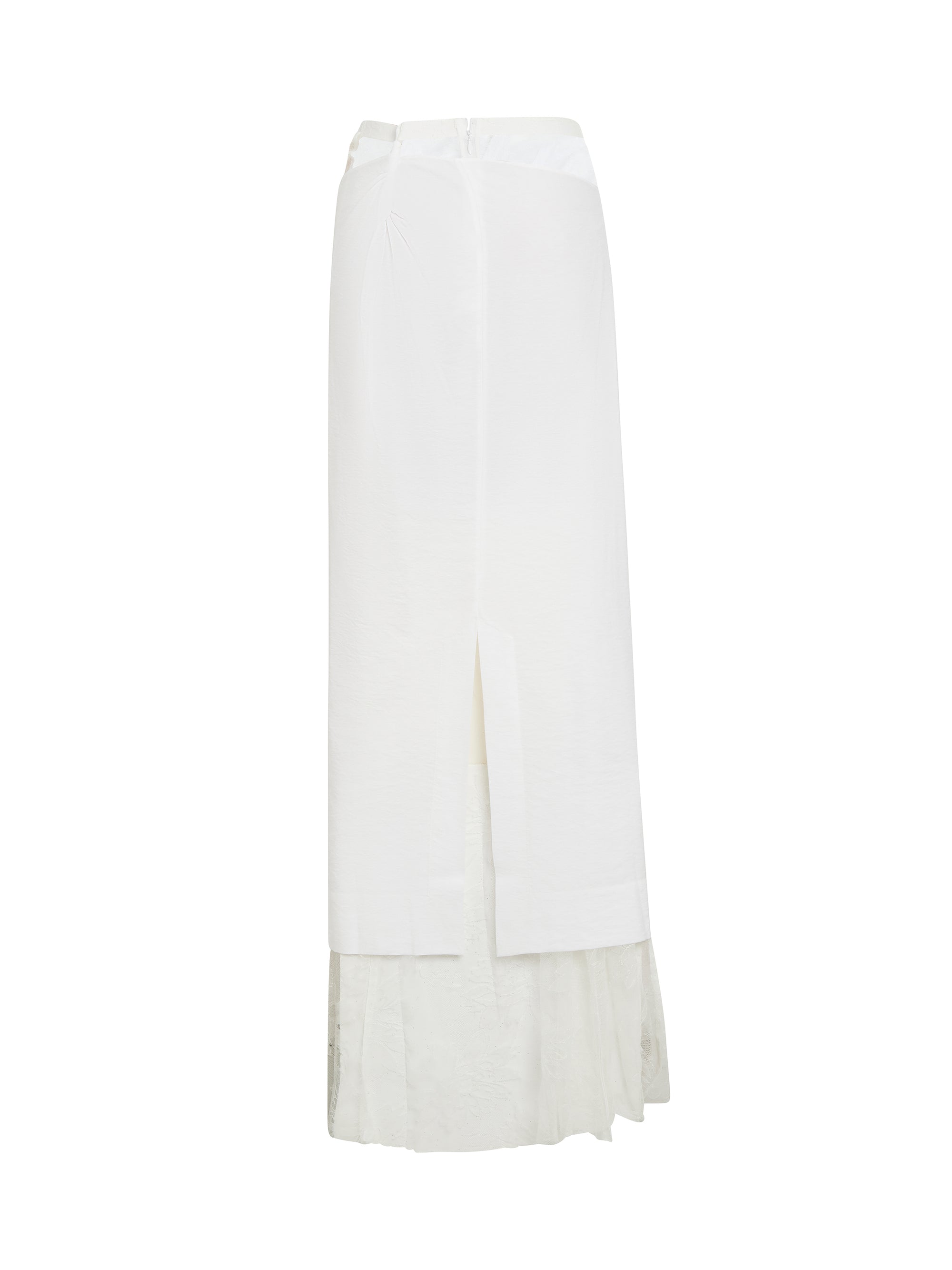 Jupe longue Musu - White
