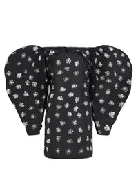 Robe Taffetas brodée - Sequins Flowers