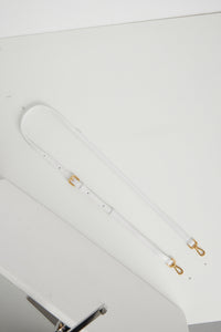 Sac Bambino Strap en cuir - White