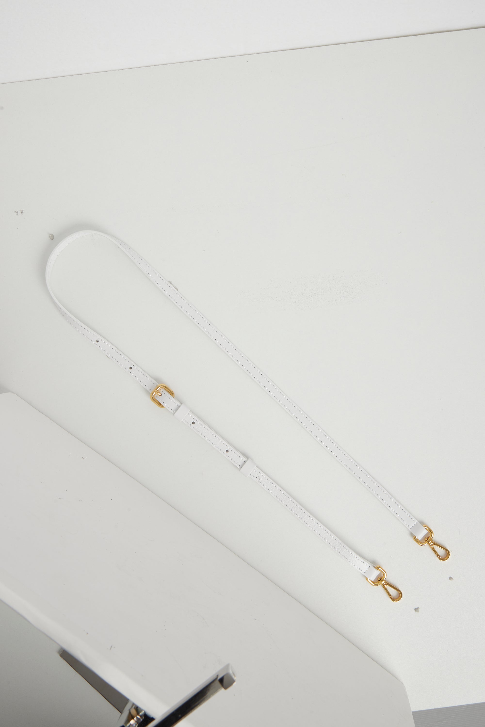 Sac Bambino Strap en cuir - White