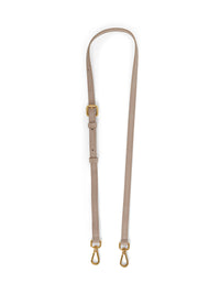 Bandoulière grand sac Bambino en cuir - Dark Beige