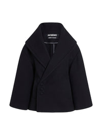 The Caban Coat - Black