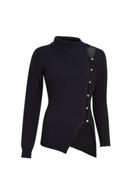 BLACK/NAVY LA MAILLE COUPEE