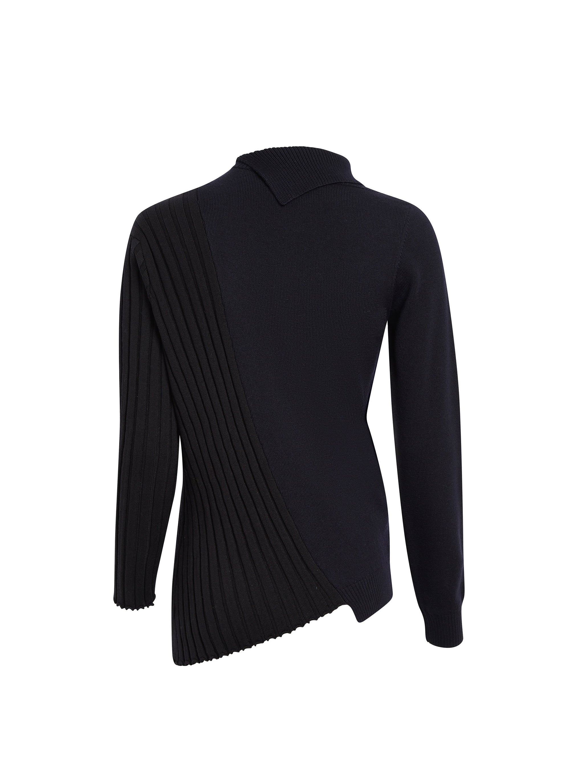BLACK/NAVY LA MAILLE COUPEE