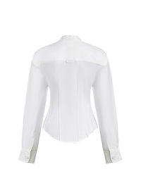 Chemise Pinces cintrée - White