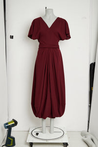 Robe Souela en laine - Burgundy