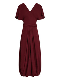 Robe Souela en laine - Burgundy