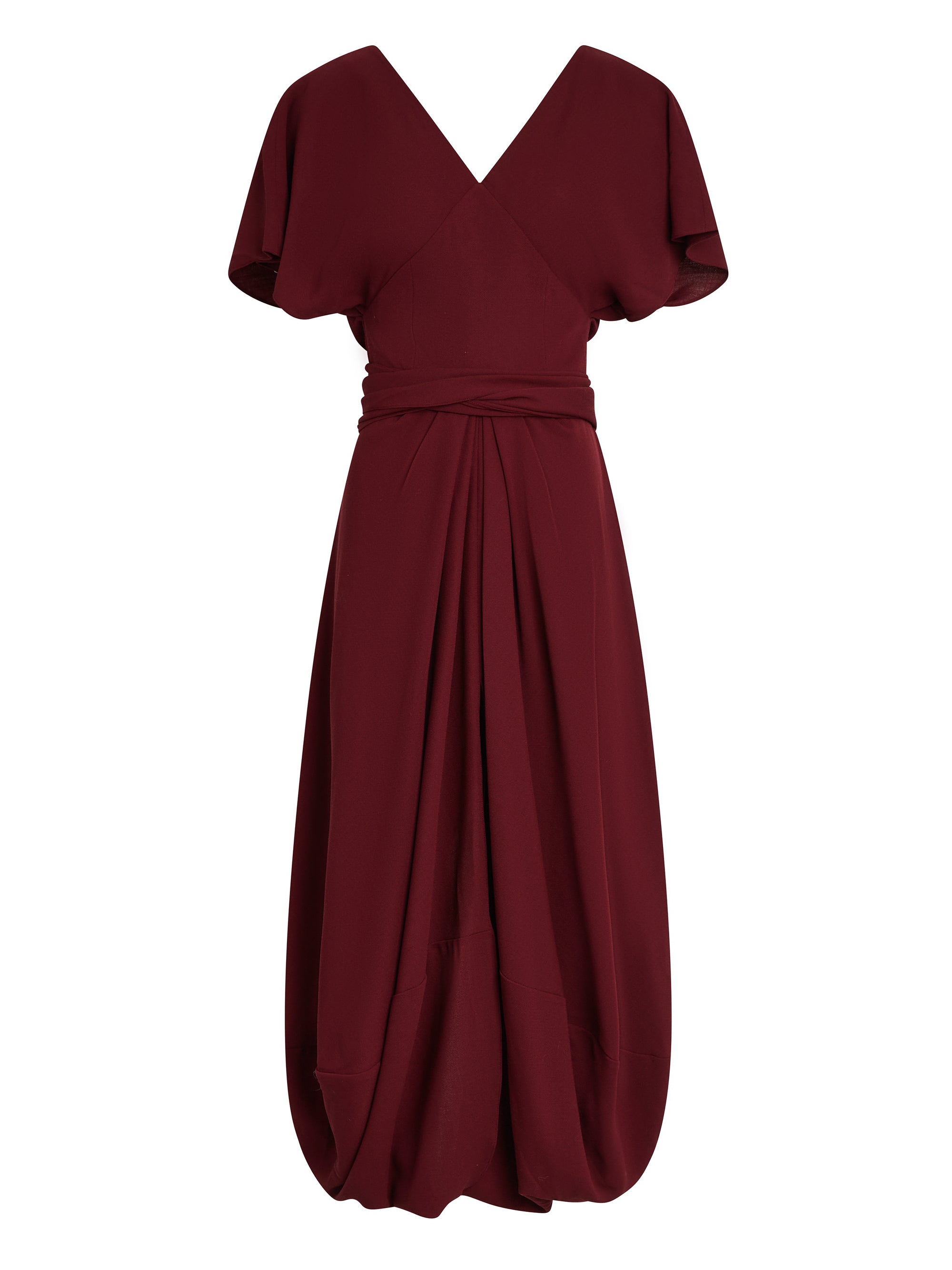 Robe Souela en laine - Burgundy