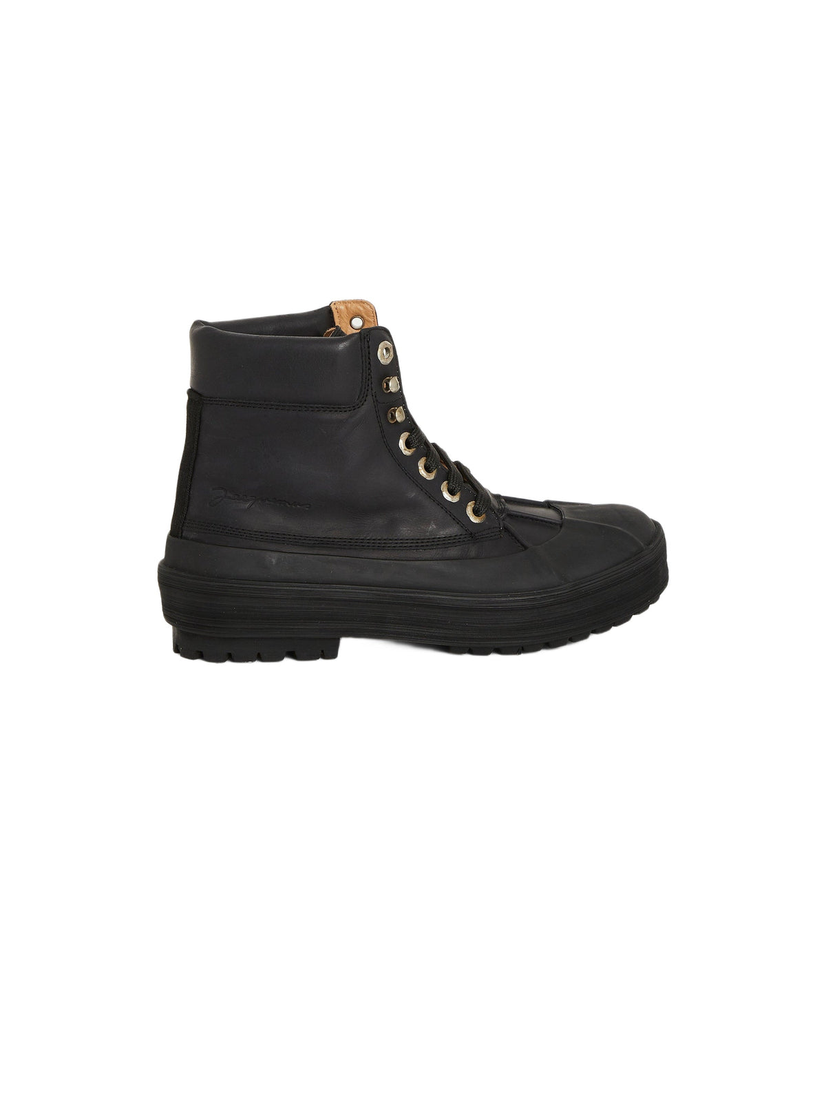 150€ / 0 sold //6 QTY / ST0%   Bottines hautes Meuniers en cuir - Black