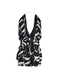 Robe Benaco imprimée - Dark Navy