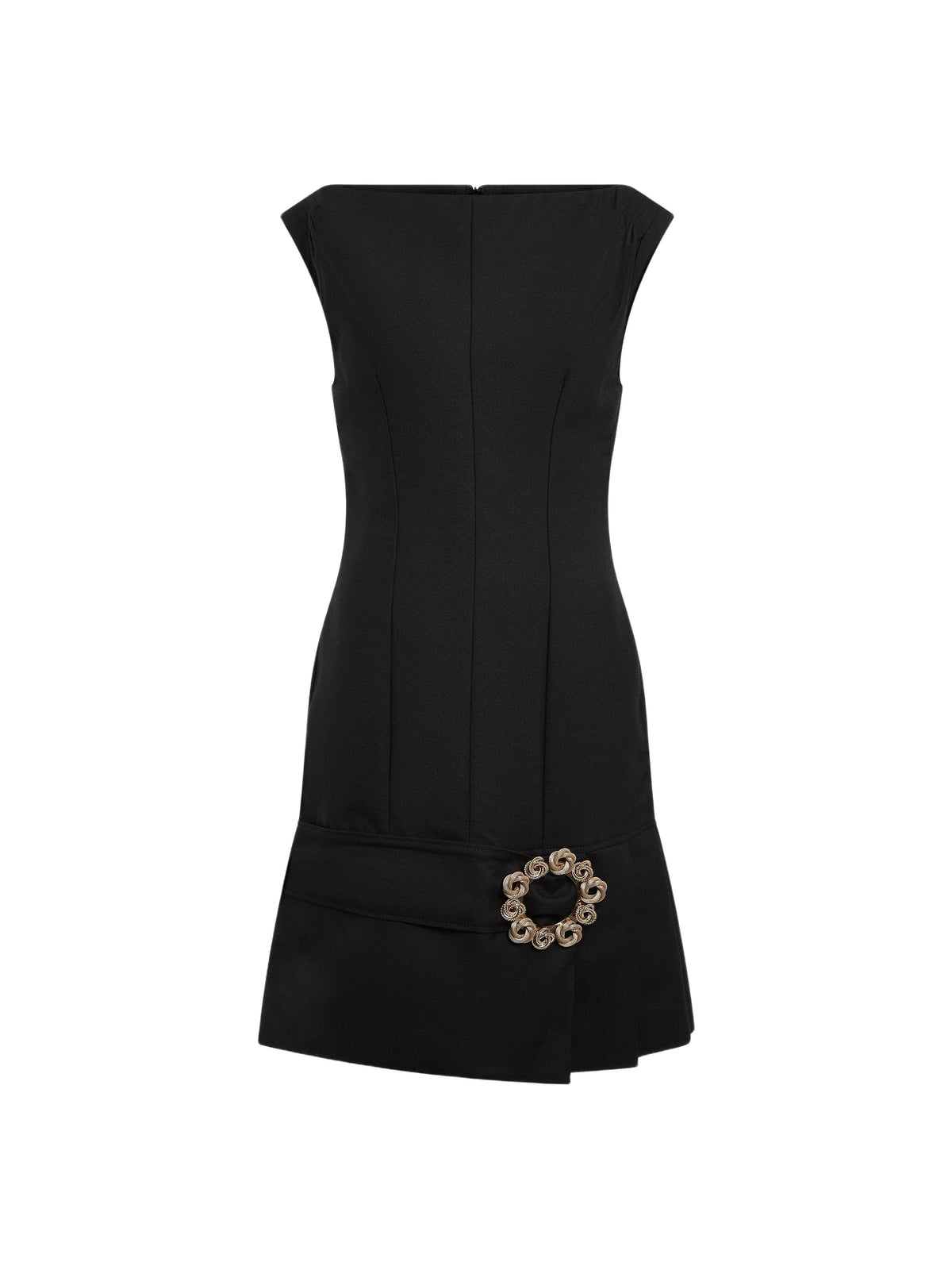 Robe Claude en laine - Black