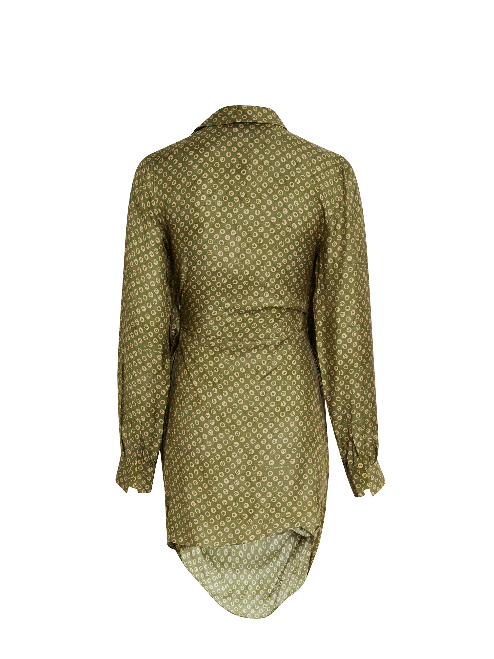 Robe chemise Saabi en soie mélangée - Green