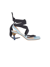 Sandales Capri à nouer - Light Blue