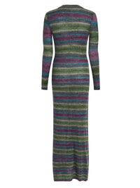 Robe Gilet à rayures - Purple