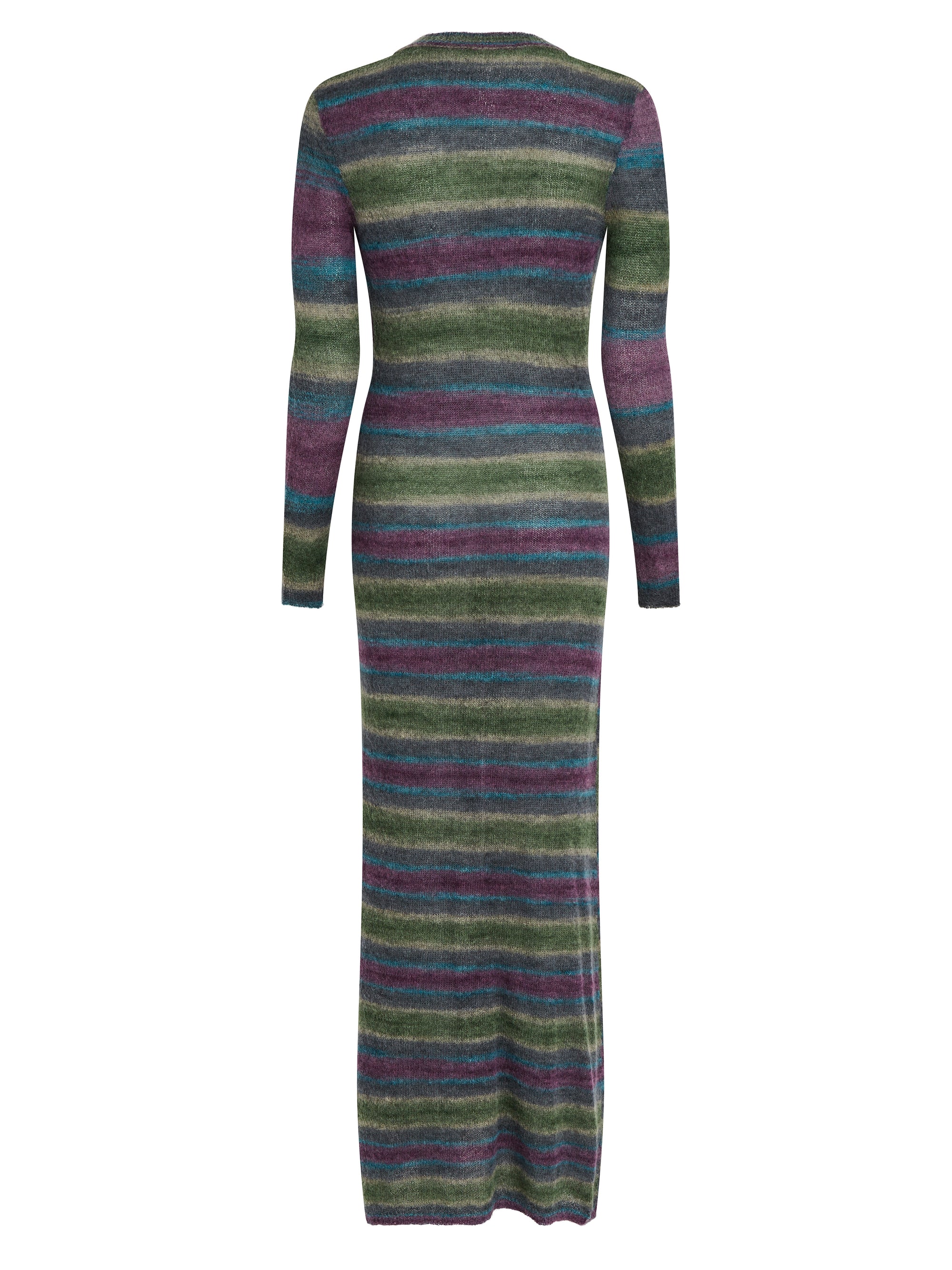 Robe Gilet à rayures - Purple