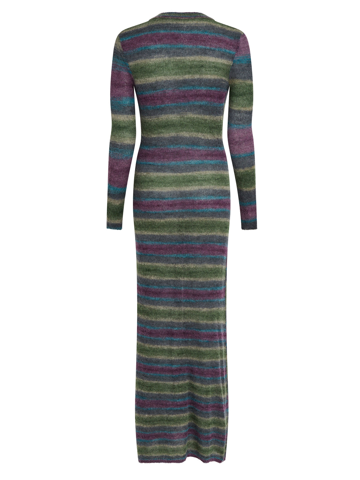 Robe Gilet à rayures en laine - Purple