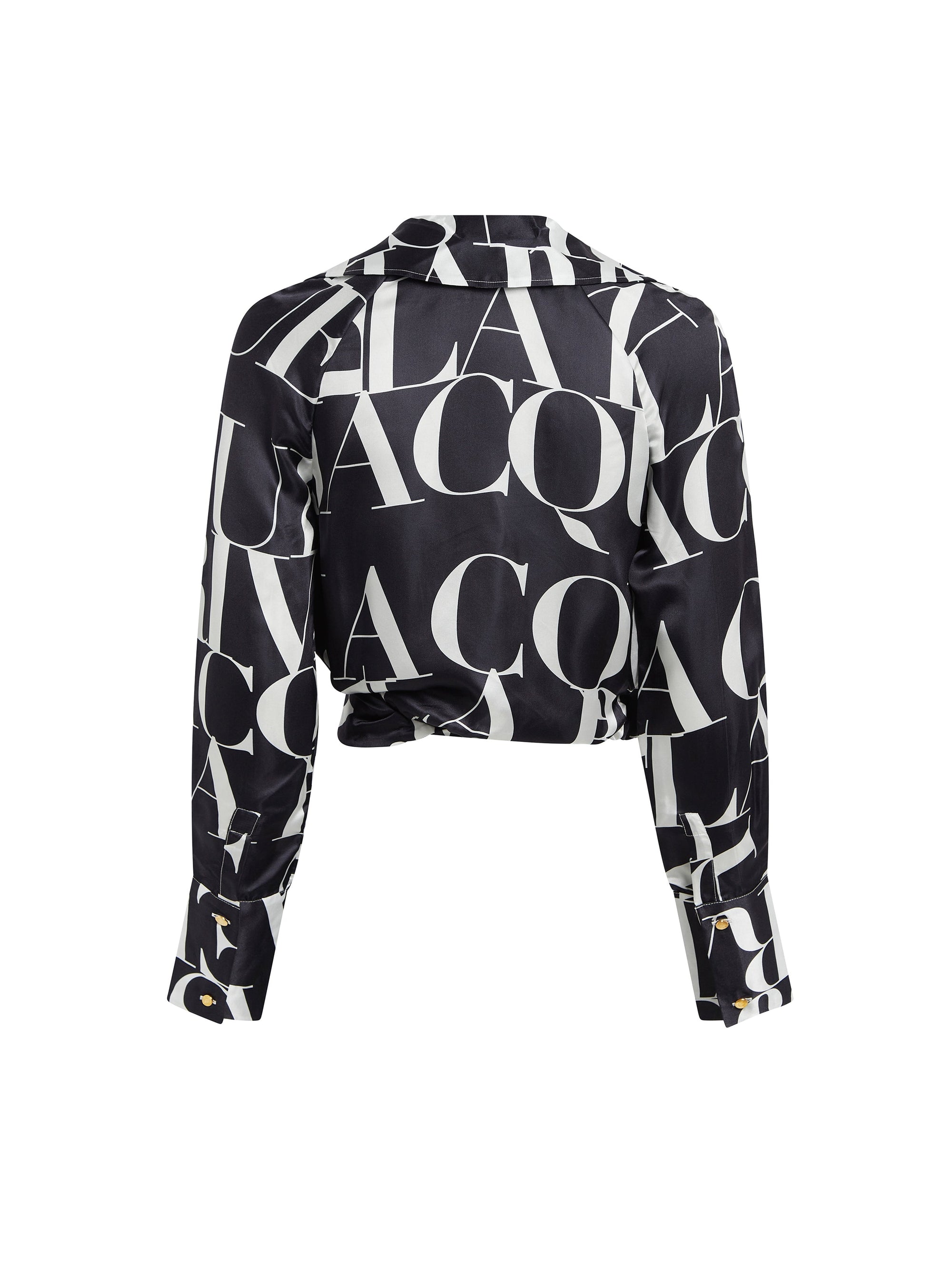 PRINT BLUE LEAVES LA CHEMISE FIGARI